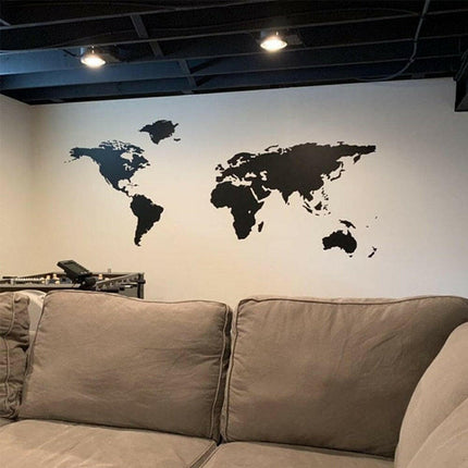 Large 80cmX190cm World Map Wall Decal - Kids Shop Mad Fly Essentials