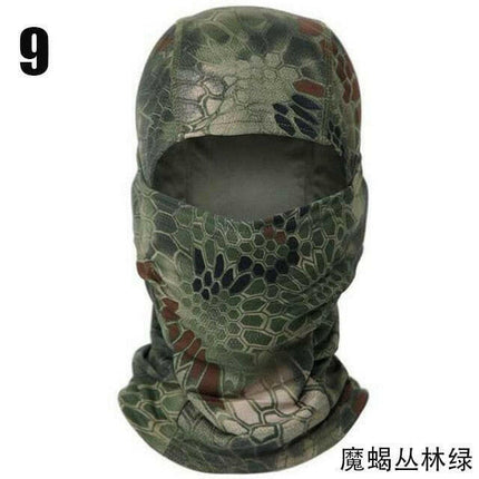 Mad Fly Essentials 0 9 Tactical Camouflage Balaclava Full Face Mask Wargame CP Military Hat Hunting Bicycle Cycling Army Multicam Bandana Neck Gaiter