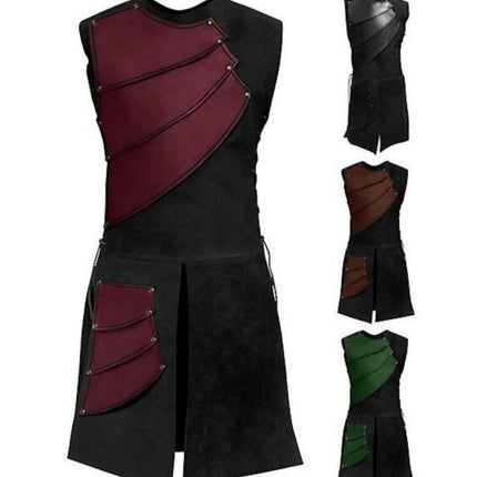 Men Medieval Archer Larp Roman Costume - Men's Fashion Mad Fly Essentials