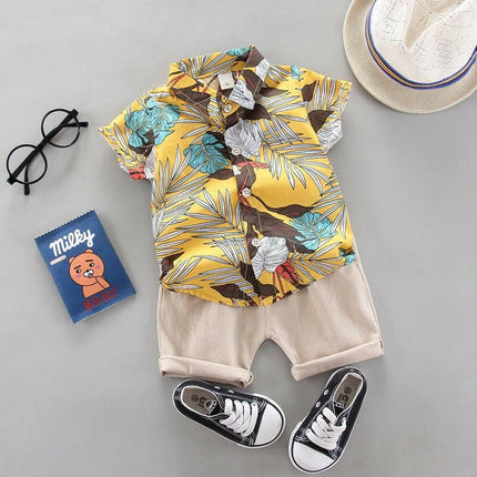 Baby Boy Summer Dinosaur Party Outfit - Mad Fly Essentials