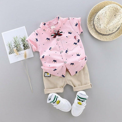 Baby Boy Summer Dinosaur Party Outfit - Mad Fly Essentials