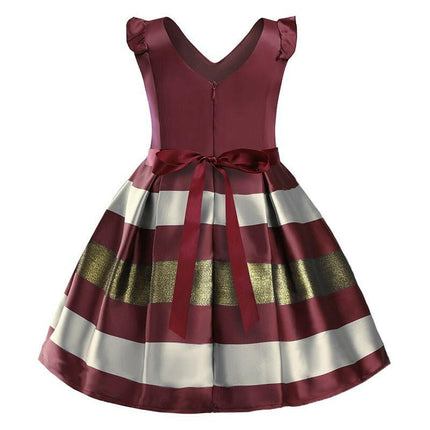 Baby Girls Striped Carnival Princess Dress - Kids Shop Mad Fly Essentials