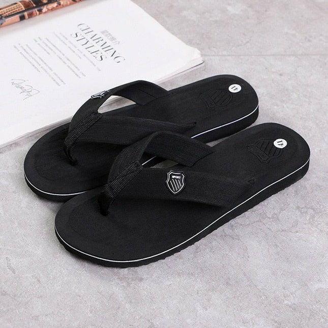 Mad Fly Essentials 0 Black / 38 2022 New Arrival Summer Men Flip Flops High Quality Beach Sandals Anti-slip Zapatos Hombre Casual Shoes Wholesale Free Shipping