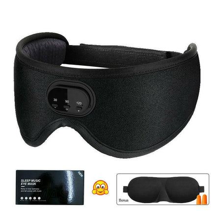 Mad Fly Essentials 0 Black / China 2022 white noise version 3D wireless music sleep headset bluetooth eye mask microphone call manufacturers wholesale Dropshipping
