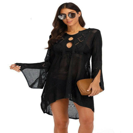 Women Sexy Bikini Knitted Cover Up - Women's Shop Mad Fly Essentials