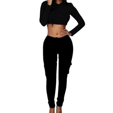Mad Fly Essentials 0 Black / S Ogilvy Mather 2020 Spring Lace Up Waist Casual Women Pants Solid Pencil Pants Multi-Pockets Straight Slim Fit Trousers S-2XL