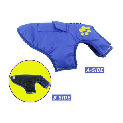 Mad Fly Essentials 0 Blue 1 / XS Winter Dog Pets Clothes Clothing for Small Large Dogs Waterproof Pet Jacket Dog Coat Chihuahua Padded Vest Zipper Jacket Coat