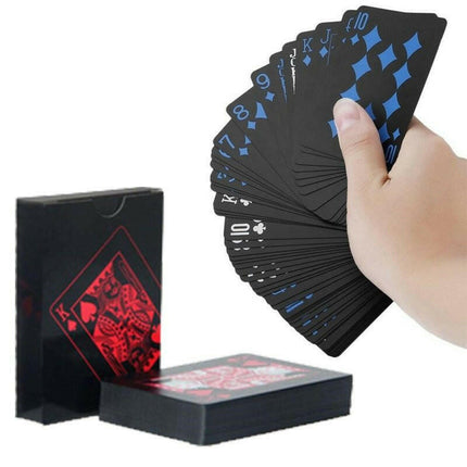 Frosted Opaque Black Poker Playing Cards - Gifts Decor Mad Fly Essentials