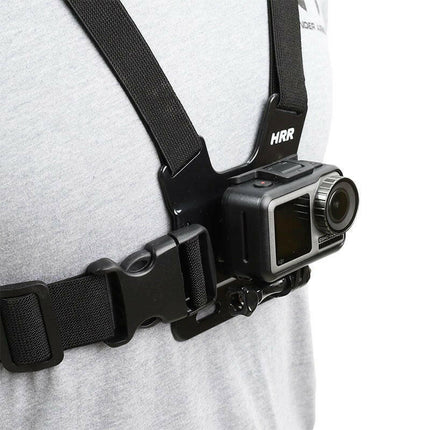 Mad Fly Essentials 0 Chest Strap mount belt for Gopro hero 11 10 9 8 7 6 5 4 Insta360 R X2 X3 DJI Action 3 2 camera Harness Go Pro SJCAM Accessories
