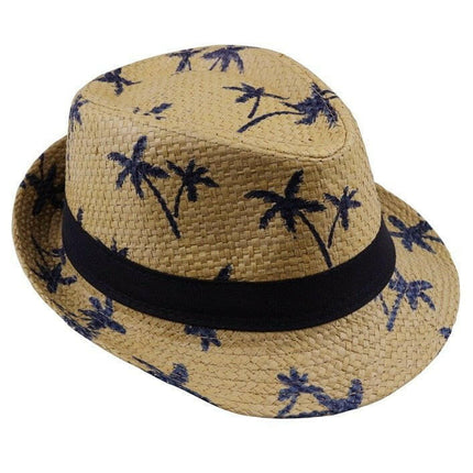 Mad Fly Essentials 0 Coffee LNPBD 2017 hot sale Summer straw Sun hat kids  Beach Sun  hat Trilby panama Hat handwork for boy girl Children 4 colour