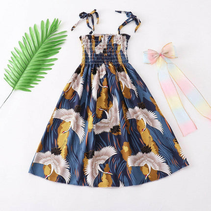 Baby Girls Floral Sling Ruffled Bohemian Dress - Kids Shop Mad Fly Essentials