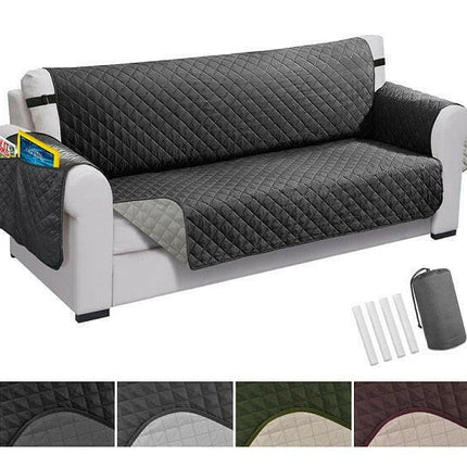 Mad Fly Essentials 0 Gray / Recliner (76x230cm) Waterproof Quilted Sofa Couch Cover Pet Dog Kids Mat Stretch Elastic Sofa Cover Furniture Protector Machine Washable
