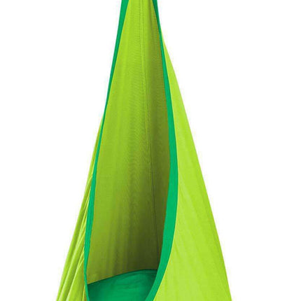 Mad Fly Essentials 0 green New Children&#39;s Hanging Chair Portable Parachute Cloth Swing Bed Indoor Courtyard Model with Inflatable Cushion Hanging Chair