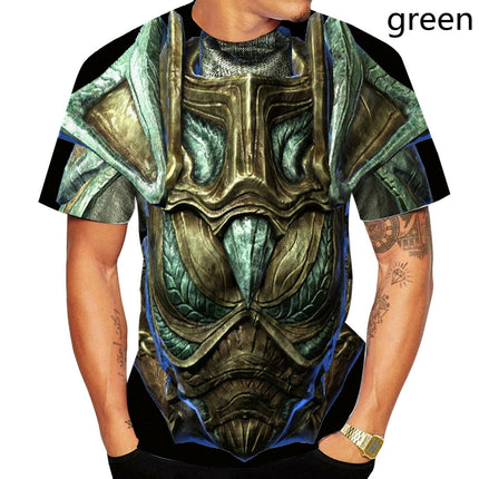 Men Knight 3D All Over Armor Tees - Men's Fashion Mad Fly Essentials
