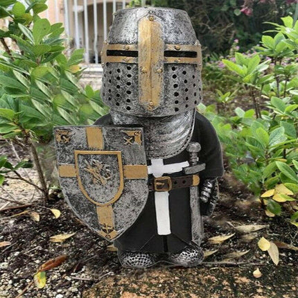 European Medieval Knight Guard Garden Sculpture - Home & Garden Mad Fly Essentials