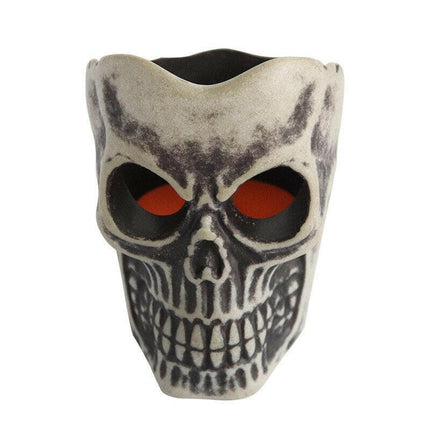 Mad Fly Essentials 0 Halloween Light New Retro Skull Headlight Horror Decoration Props Led Flash Ghost Head Candle Light Glow Party Supplies