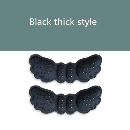 Mad Fly Essentials 0 L-Black thick style / China 1Pair High Heel Insoles Butterfly Adjust Size Heel Liner Grips Protector Sticker Heel Pad Foot Care Anti Keep Abreast Heel Pads