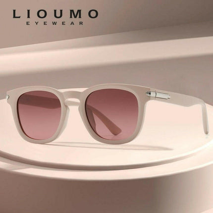 Mad Fly Essentials 0 LIOUMO New Trend Gradient Pink Sunglasses Polarized Women Fashion Anti-Glare Travel Driving Glasses Men UV400 zonnebril dames