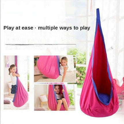 Mad Fly Essentials 0 New Children&#39;s Hanging Chair Portable Parachute Cloth Swing Bed Indoor Courtyard Model with Inflatable Cushion Hanging Chair