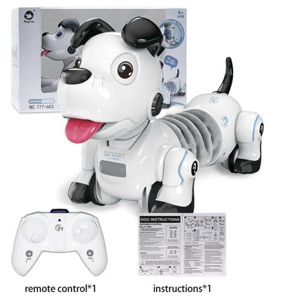Mad Fly Essentials 0 NO.777-603 / China Funny RC Robot Electronic Dog Stunt Dog Voice Command Programmable Touch-sense Music Song Robot Dog for Children&#39;s Toys