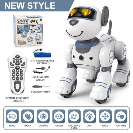 Mad Fly Essentials 0 NO.BG1533 / China Funny RC Robot Electronic Dog Stunt Dog Voice Command Programmable Touch-sense Music Song Robot Dog for Children&#39;s Toys
