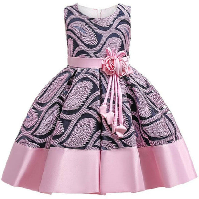 Baby Girls Striped Carnival Princess Dress - Kids Shop Mad Fly Essentials
