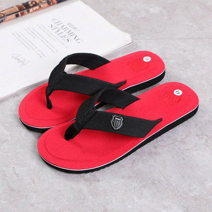 Mad Fly Essentials 0 Red / 38 2022 New Arrival Summer Men Flip Flops High Quality Beach Sandals Anti-slip Zapatos Hombre Casual Shoes Wholesale Free Shipping
