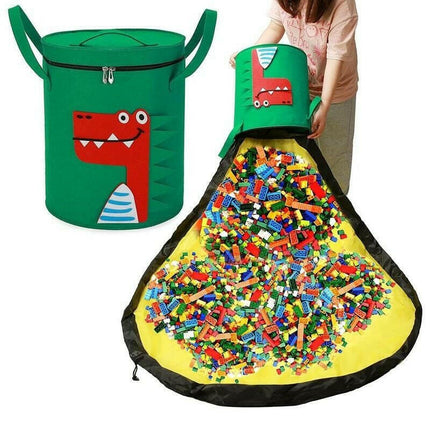 Elephant Toy Organizer-Storage Bucket Outdoor Mat - Kids Shop Mad Fly Essentials