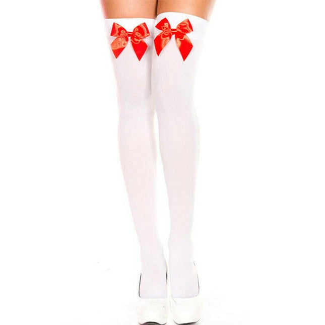 Mad Fly Essentials 0 red sock / S Hot Erotic Lingerie Sexy Nurse Cosplay Uniform Costume Costume Teddy Babydoll Exotic Costume Sexy Cosplay Maid Costume