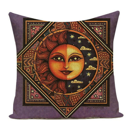 Rustic Cushion Kilim Sun Moon Pillow Cover - Home & Garden Mad Fly Essentials