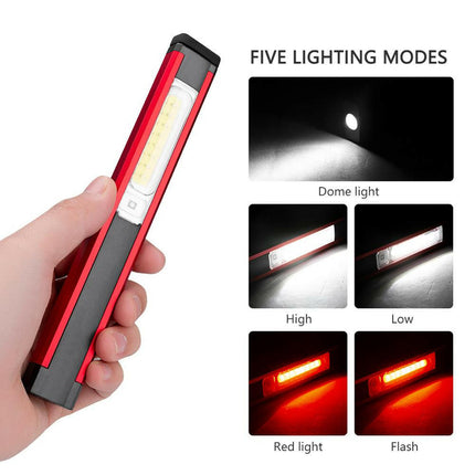 Mad Fly Essentials 0 SANYI 5 Modes Working Light Waterproof COB LED Flashlight Torch Built-in Charging Battery Magnetic Lantern for Camping/Climbing
