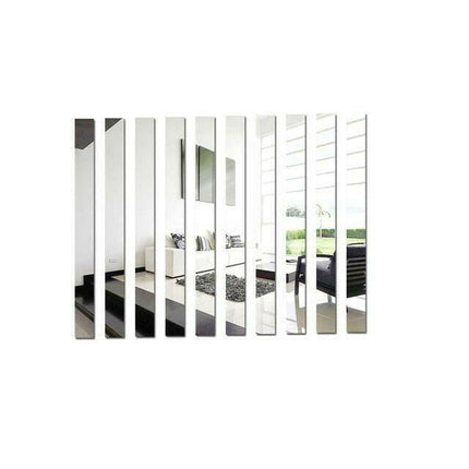 Self Adhesive Mirror 3D Wall Stickers - Home & Garden Mad Fly Essentials