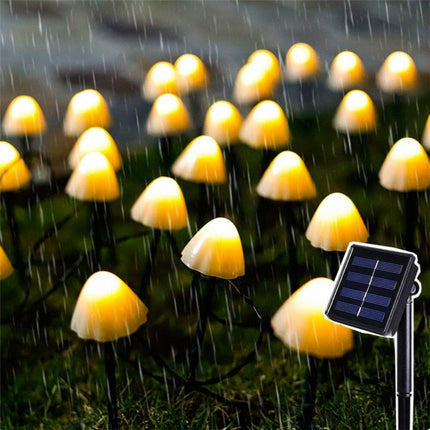 Solar Outdoor Garden Mushroom Fairy Light - Lighting & Bulbs Mad Fly Essentials