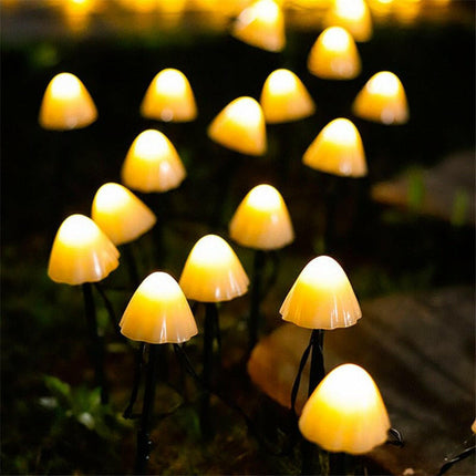 Solar Outdoor Garden Mushroom Fairy Light - Lighting & Bulbs Mad Fly Essentials