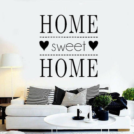 Mad Fly Essentials 0 Sweet Home Vinyl Wall Stickers Family Quotes Decor For Living Room Bedroom Decoration Removable Decal Mural Wallpaper