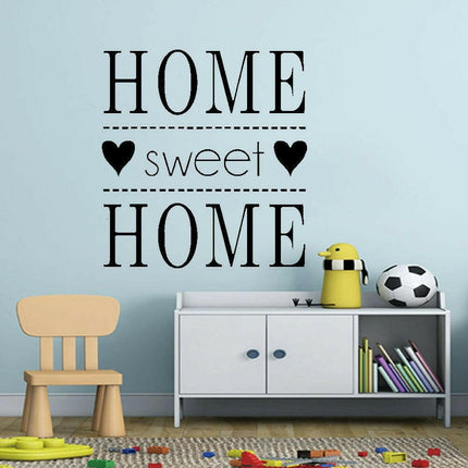 Mad Fly Essentials 0 Sweet Home Vinyl Wall Stickers Family Quotes Decor For Living Room Bedroom Decoration Removable Decal Mural Wallpaper