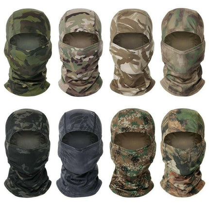 Mad Fly Essentials 0 Tactical Camouflage Balaclava Full Face Mask Wargame CP Military Hat Hunting Bicycle Cycling Army Multicam Bandana Neck Gaiter