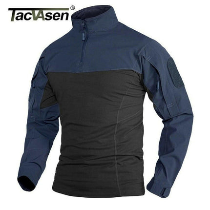 Mad Fly Essentials 0 TACVASEN Military Assault T-shirts Mens Long Sleeve Crew-Neck Airsoft Tactical T-shirts Elastic Hunting Shooting Tops Tees M-5XL