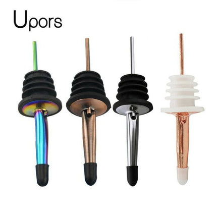 Mad Fly Essentials 0 UPORS Wine Pourer 2/3Pcs Stainless Steel Alcohol Liquor Spouts Bottle Dispenser Wine Bottle Stopper with Cap Wine Accessories