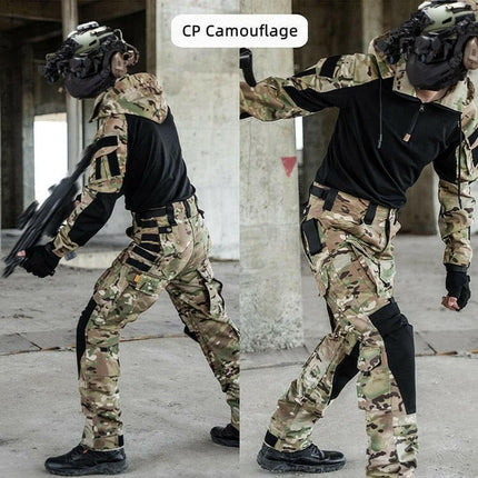 Mad Fly Essentials 0 US Army CP Camouflage Multicam Military Combat T-Shirt Men Tactical Shirt Airsoft Paintball Camping Hunting Clothing