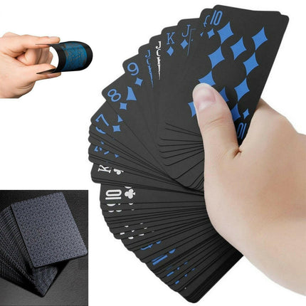 Frosted Opaque Black Poker Playing Cards - Gifts Decor Mad Fly Essentials