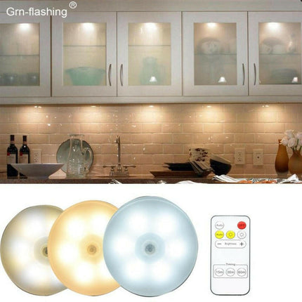 Mad Fly Essentials 0 Wireless Remote Control Under Cabinet Kitchen Light USB Rechargeable Magnetic Pir Motion Sensor Night Lamp for Bedroom Wardrobe
