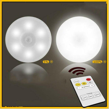 Mad Fly Essentials 0 Wireless Remote Control Under Cabinet Kitchen Light USB Rechargeable Magnetic Pir Motion Sensor Night Lamp for Bedroom Wardrobe