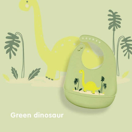 Mad Fly Essentials Home & Garden Dinosaur Waterproof Baby Cartoon print Adjustable Bibs Burp Cloths