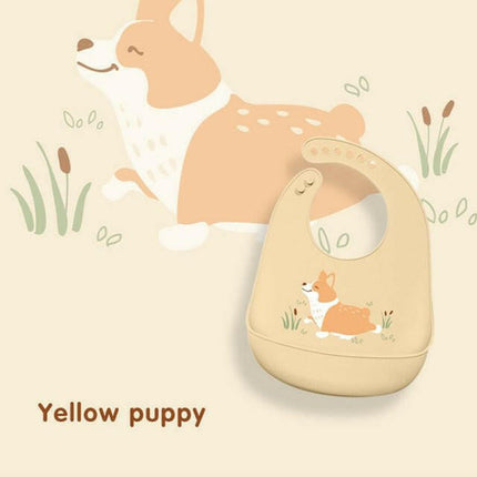 Mad Fly Essentials Home & Garden dog Waterproof Baby Cartoon print Adjustable Bibs Burp Cloths