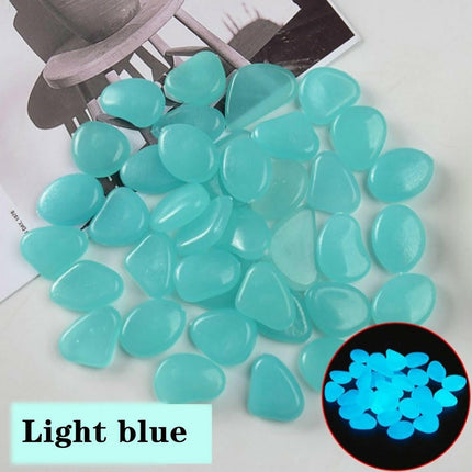 Mad Fly Essentials Home & Garden Light blue / 25PCS Luminous Garden Stones
