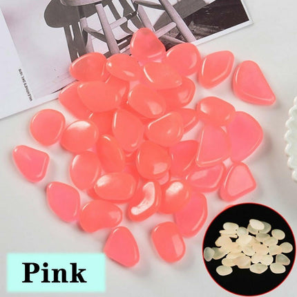 Mad Fly Essentials Home & Garden Pink / 25PCS Luminous Garden Stones
