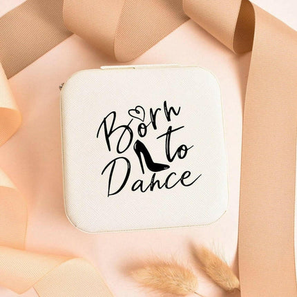 Born To Dance Earring Necklace Leather Jewelry Box - Mad Fly Essentials