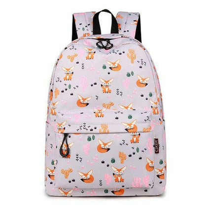 meloke Women's Shop 1 Women Oxford Animal Shoulder Bag Travel Backpack