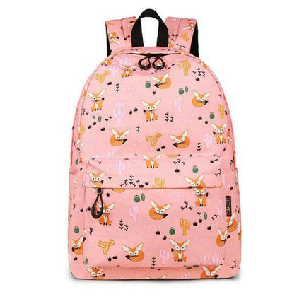 meloke Women's Shop 2 Women Oxford Animal Shoulder Bag Travel Backpack